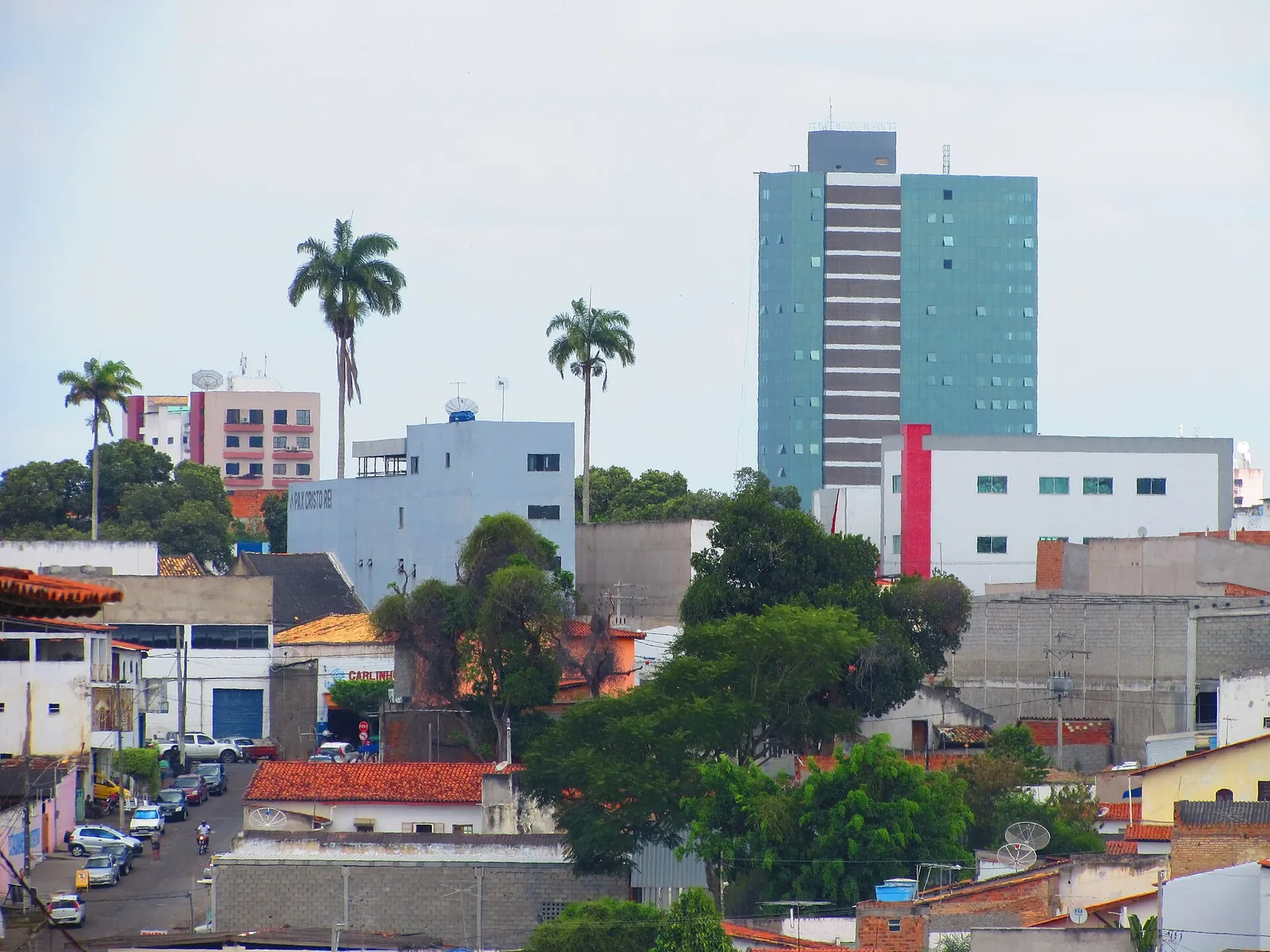 Vista do centro de Feira de Santana, Bahia
